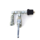 CO2 Bottle 90º Adapter With Fast Coupling and Purger