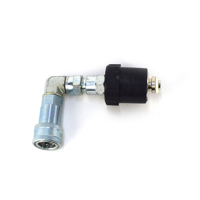 CO2 Bottle 90deg. Adapter With Fast Coupling.