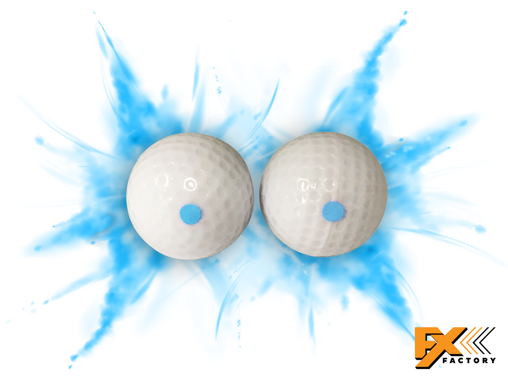 Exploder Golf Balls Gender Reveal Sport Balls - Exploding Sports Balls | FX Factory