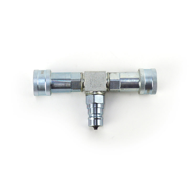CO2 Splitter Adapter (1 input, 2 outputs) with fast coupling system.