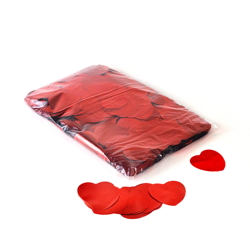 1kg Heart Confetti 42mm